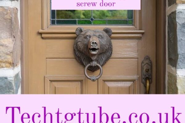 bear head metal zippies screw door