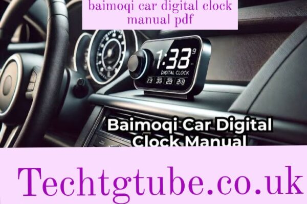 baimoqi car digital clock manual pdf