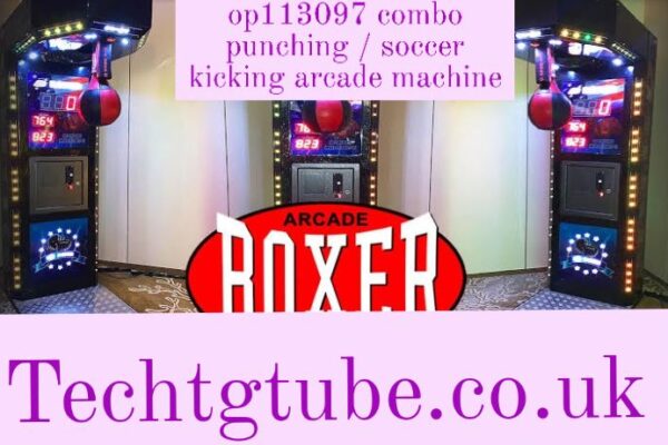 op113097 combo punching / soccer kicking arcade machine