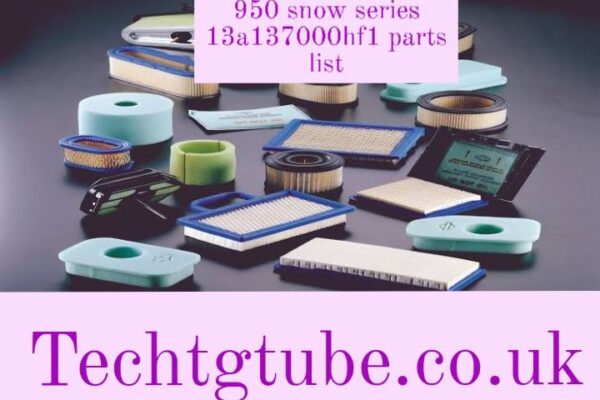 950 snow series 13a137000hf1 parts list